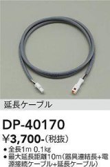 画像: 大光電機(DAIKO)　DP-40170　部材 延長ケーブル 全長1ｍ