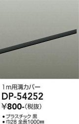 画像: 大光電機(DAIKO)　DP-54252　照明部材 ダクトレールカバー ブラック