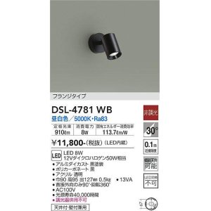 大光電機(DAIKO) DSL-4782WW スポットライト LED内蔵 非調光 昼白色