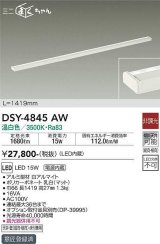 画像: 大光電機(DAIKO)　DSY-4845AW　間接照明器具 非調光 ミニまくちゃん 1419mm LED内蔵 温白色