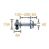 画像: 長府/サンポット 石油暖房機 関連部材　FWT-6W-1　薄型給排気筒（W）[♪▲]