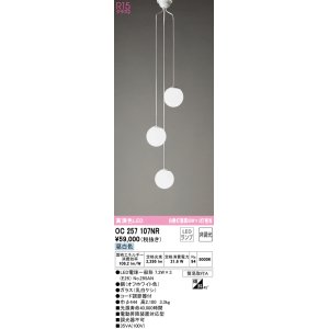 オーデリック OC257106NR(ランプ別梱) シャンデリア 非調光 LEDランプ