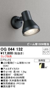 画像: スポットライトエクステリア オーデリック　OG044132　LED電球ビーム球形 LEDランプ別売