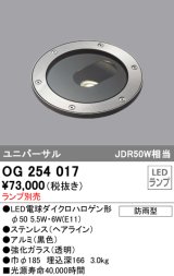 画像: グラウンドアップライト オーデリック　OG254017　φ50LED電球ダイクロハロゲン球 LEDランプ