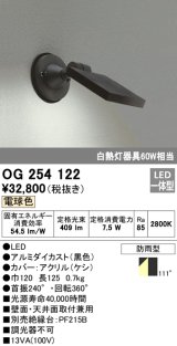 画像: エクステリアスポットライト オーデリック　OG254122　LED 電球色