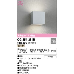 オーデリック OG254379R エクステリア ポーチライト LED一体型 電球色