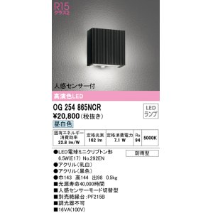 オーデリック OG254865LCR(ランプ別梱) エクステリア ポーチライト LED