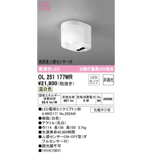 オーデリック OL251177NR(ランプ別梱) シーリングライト 非調光 LED