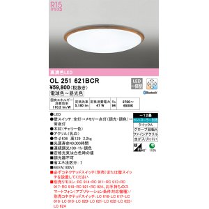 オーデリック OL251621R シーリングライト 12畳 調光 調色 リモコン