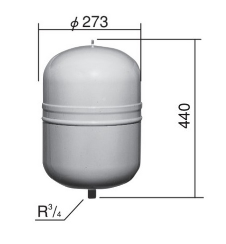 画像1: 荏原製作所　BT(12)20　BT型圧力タンク20L ♪ (1)