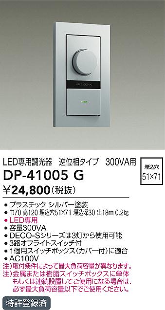 大光電機(DAIKO) DP-41005G 照明部材 LED専用調光器 単品 逆位相タイプ