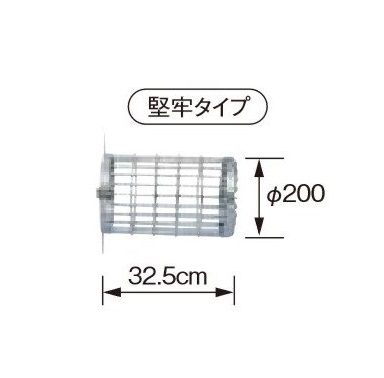 画像1: コロナ 石油暖房機部材　F-52S　給排気筒用保護ガード 堅牢タイプ [■] (1)